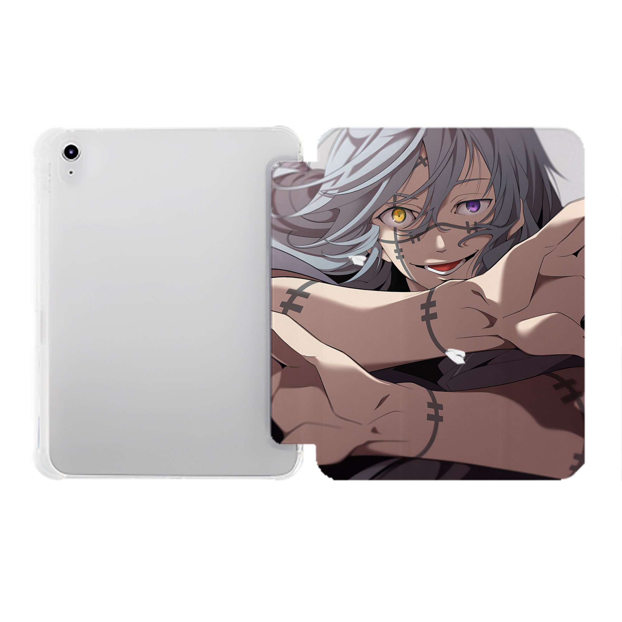 （画像用） SPY×FAMILY间谍家家酒 IPad ケース ペン収納付き 三つ折りスタンド PUレザー×シリコン 対応機種9.5/10.5/10.9インチ